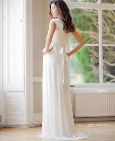 Designer Maternity Wedding Gowns on Maternity Wedding Gown Feels Pure And Fresh As The Driven Snow