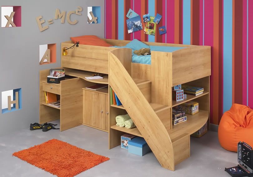cabin bed with slide. Arco Cabin Bed