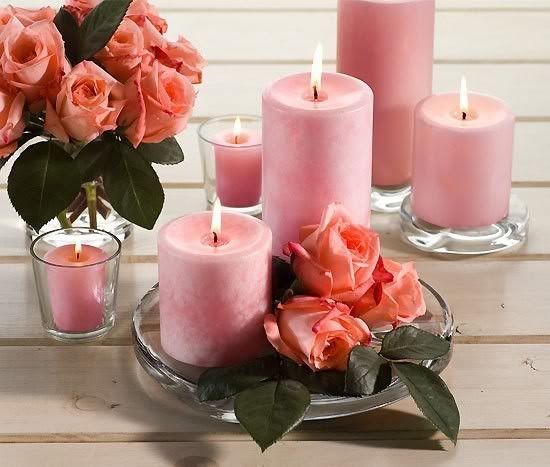 candles with flowers photo: flowers candles Pinkrosesandcandles.jpg