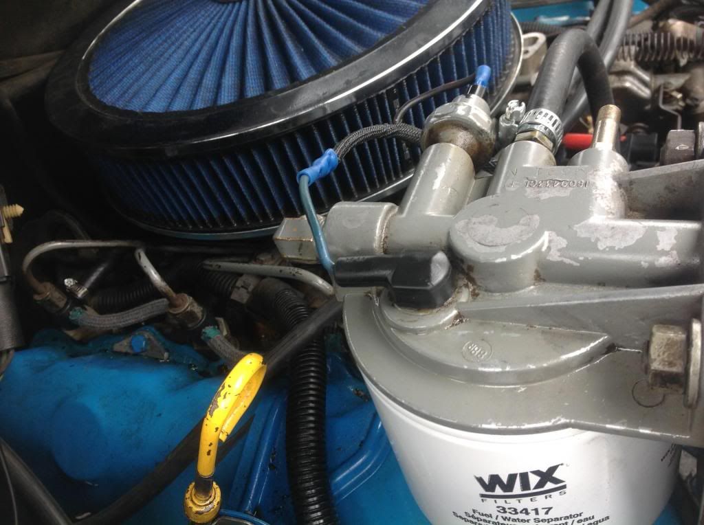 Leaking Fuel filter The Diesel Stop