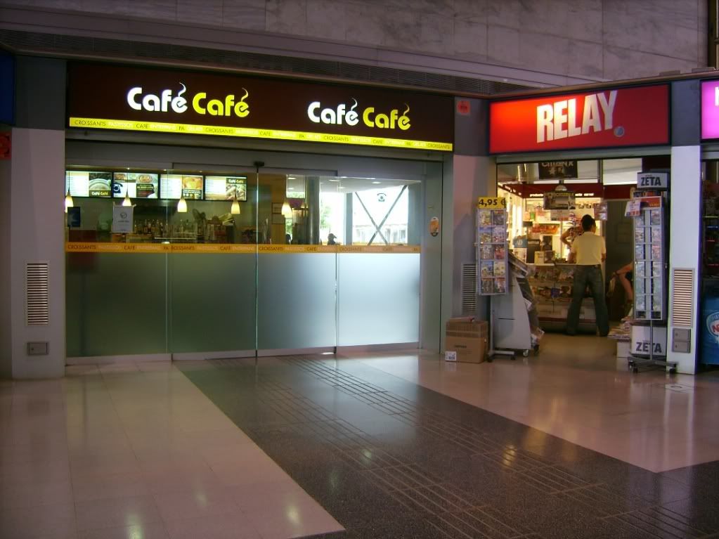 bar and cafeteria cost in Barcelona, train station eatery, train station bars and cafeteria products in Barcelona