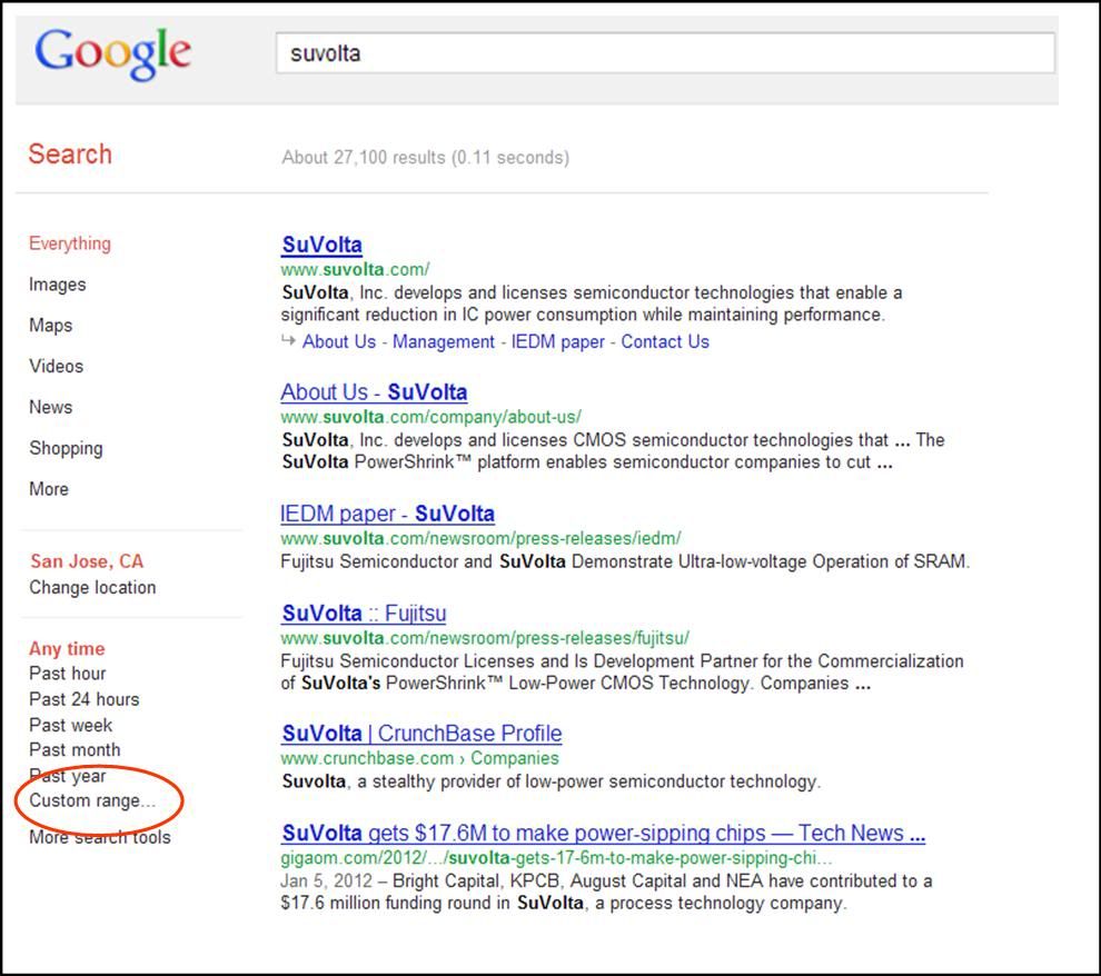 google search custom date range