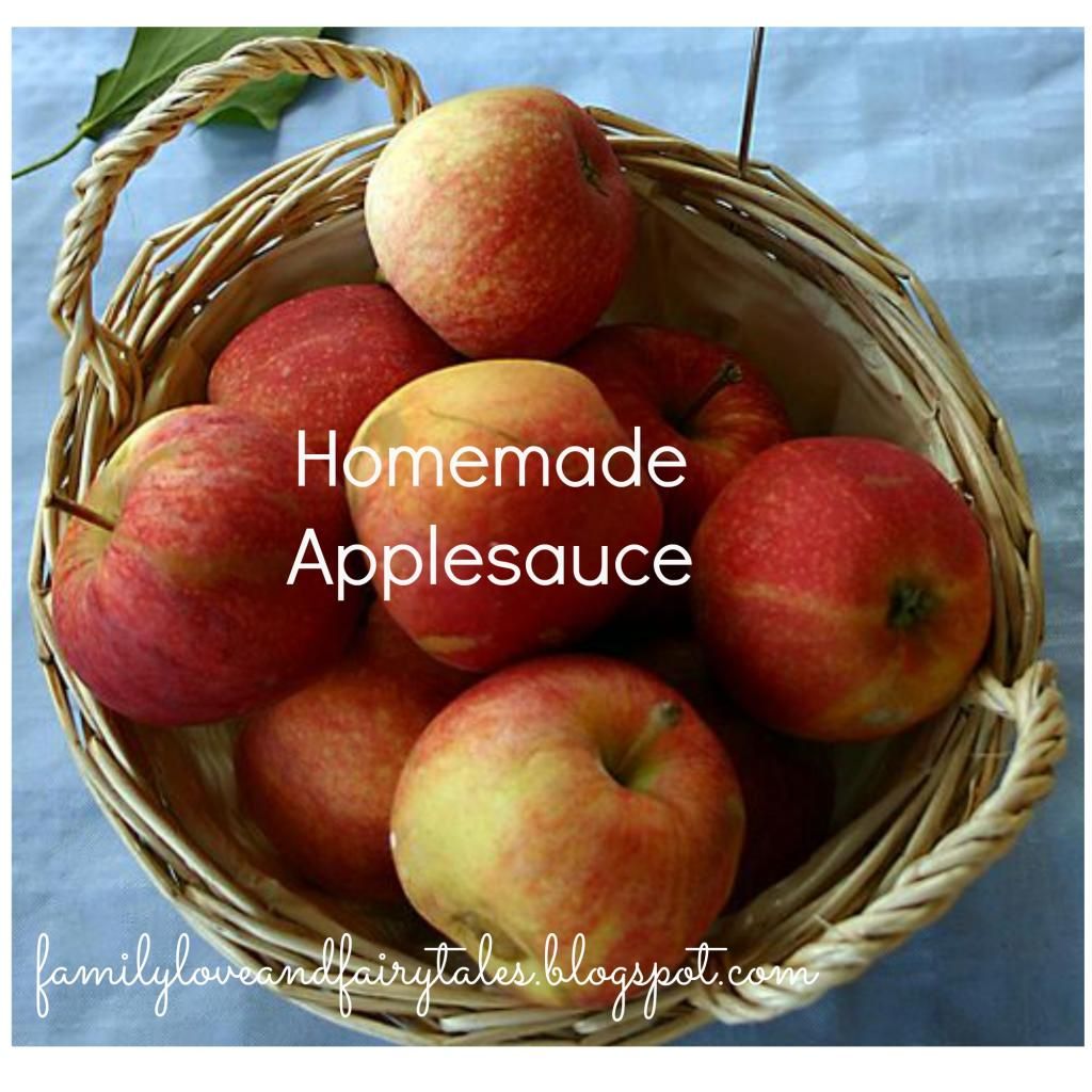 Homemade Applesauce-Family, Love, & Fairy Tales Blog