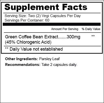 pillole green coffee