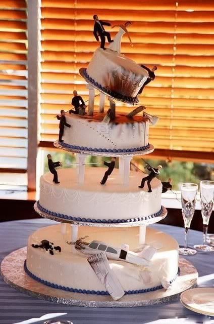 Mafia Wedding Cake