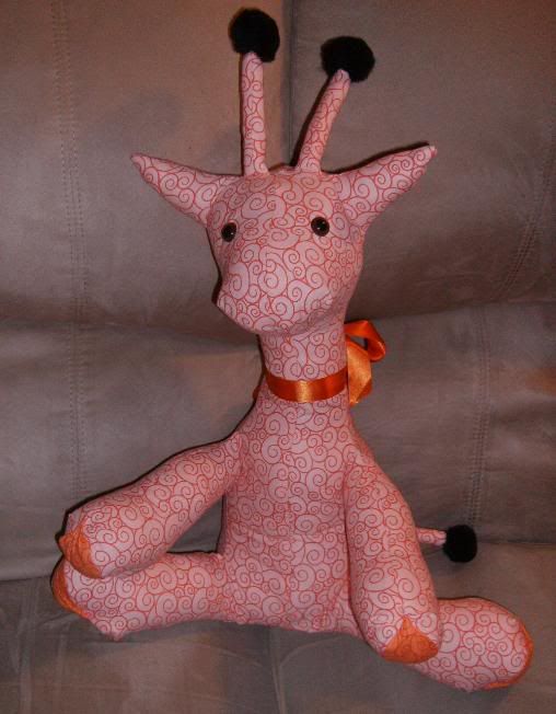 Pink/Orange Giraffe