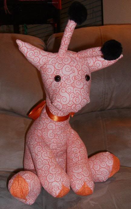 Pink/Orange Giraffe