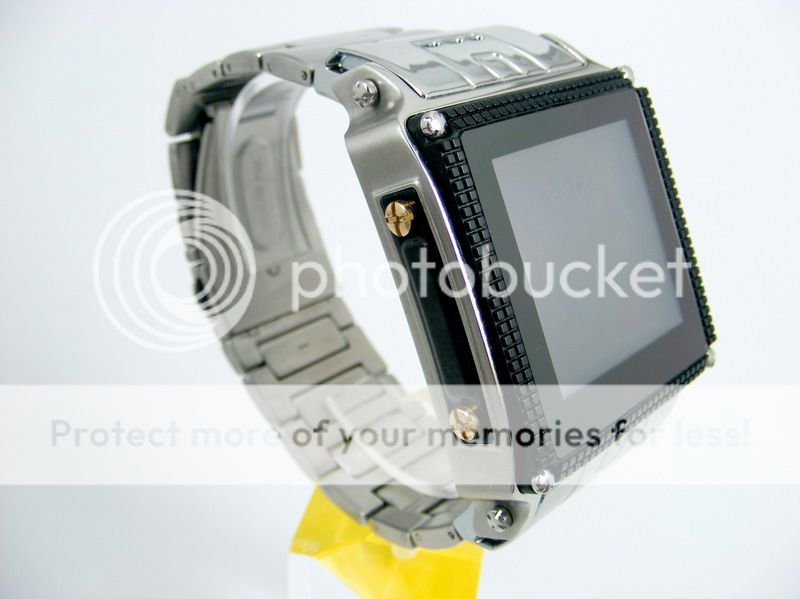 Waterproof Stainless Steel Watch MP4 Camera Mobile Cell Phone W818 