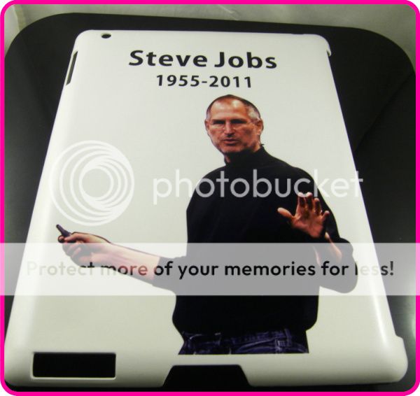 Steve Jobs Hard BACK Cover Case for iPad2 iPad 2 HKP3  
