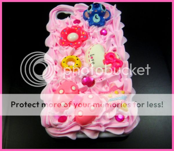 Cute Ice Cream 3D Cake Hard Back COVER Case for Apple iPhone 4 4G 4S 