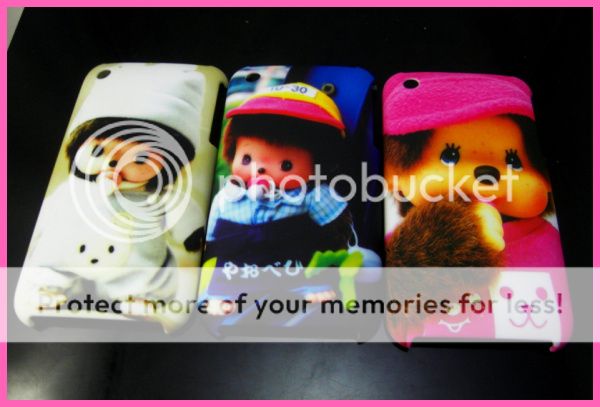 3pcs Cute Hard Back Case Cover For iPhone 3GS 3G CS09  