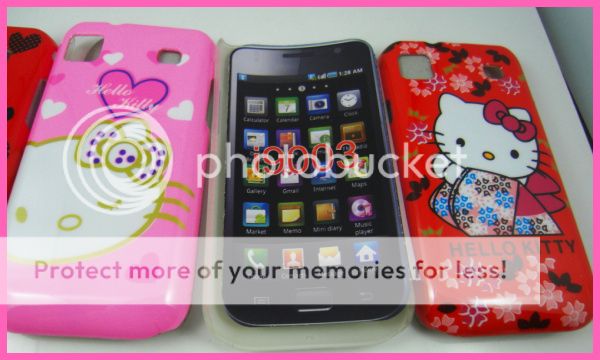 4x Kitty Hard Back Case For Samsung Galaxy SL i9003 HK55  