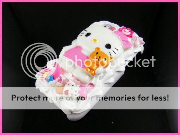 Hello Kitty Cake 3D Hard Case for iPhone 3G 3GS WH WC37  