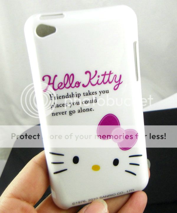 hellokitty Hard Back case For iPod Touch 4 4G 4th White TC25  